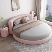JF0760 Modern Design Round-Shape Bed