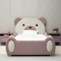 JF0771 Teddy Bear Designed Bed for Kids