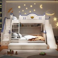 American Style Wooden Bunk Bed JFW625