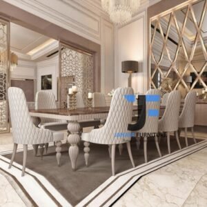 European Design 6-Chair Dining Table JFD305
