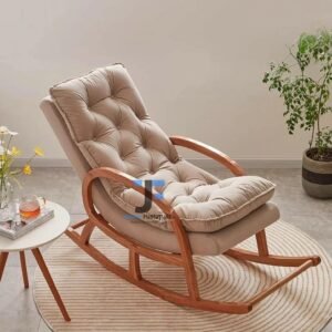 Wooden Rocking Chair Colonial and Traditional Super Comfortable Cushion Model-RC36