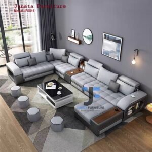 Modern U-Shape Sofa Set JFS516