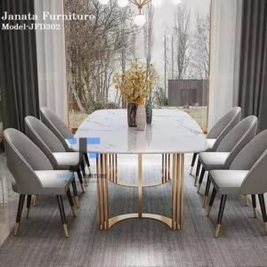 Elegant Design Marble-Top Dining Set JFD302