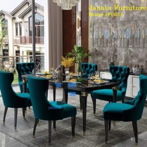 Marble Top Dining Table Set JFD318