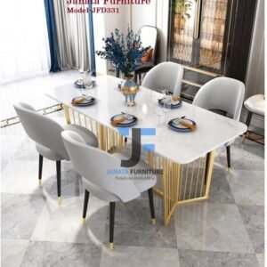 Marble-Top Dining Set JFD331