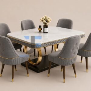 Marble Top Dining Set JFD374
